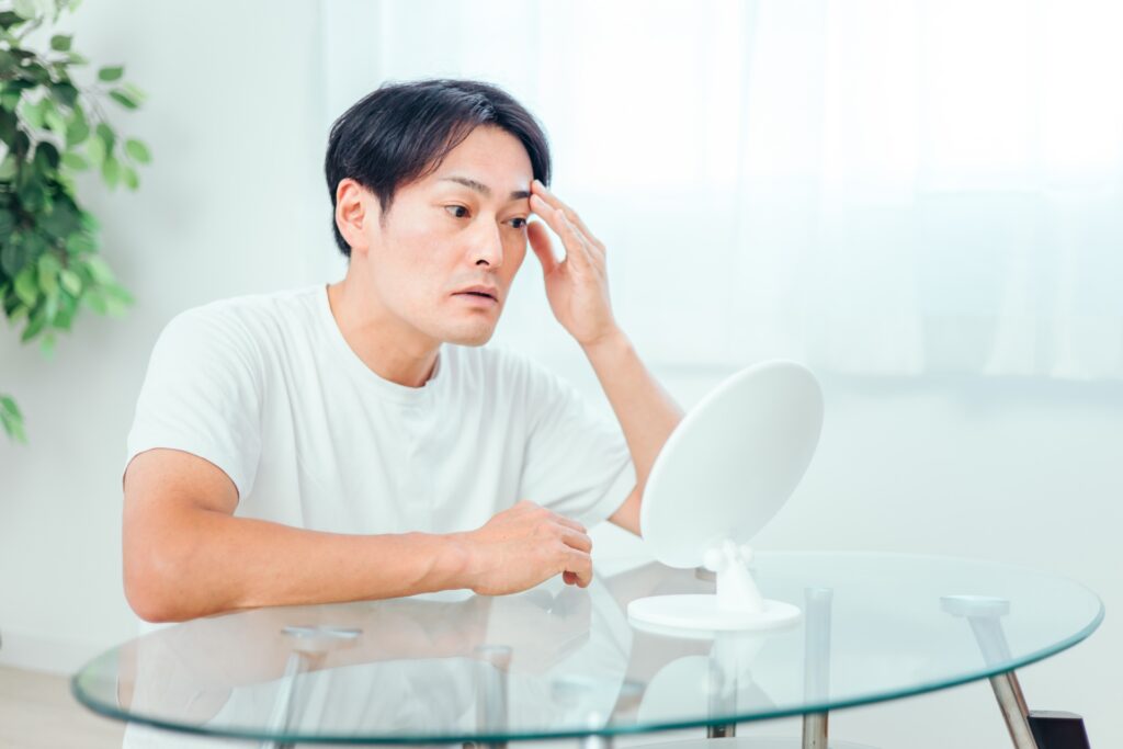 眉毛 メンズ 男性